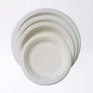 Boîte à couvercle articulé en bagasse de canne à sucre
