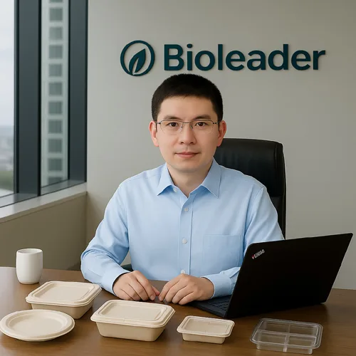 Junso Zhang Fondateur de Bioleader Expert en emballage durable