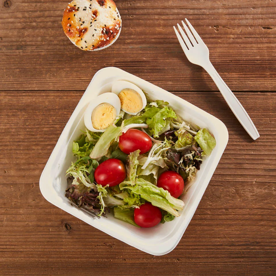 saladeira de bagaço quadrada