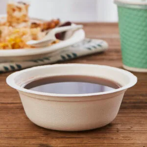 Taças de Sopa Descartáveis Compostáveis Ecológicas