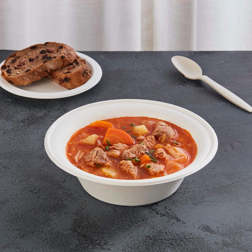 Zuckerrohrschale kompostierbar