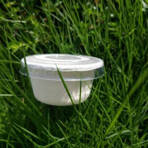 2 oz wegwerpproefbeker met deksel