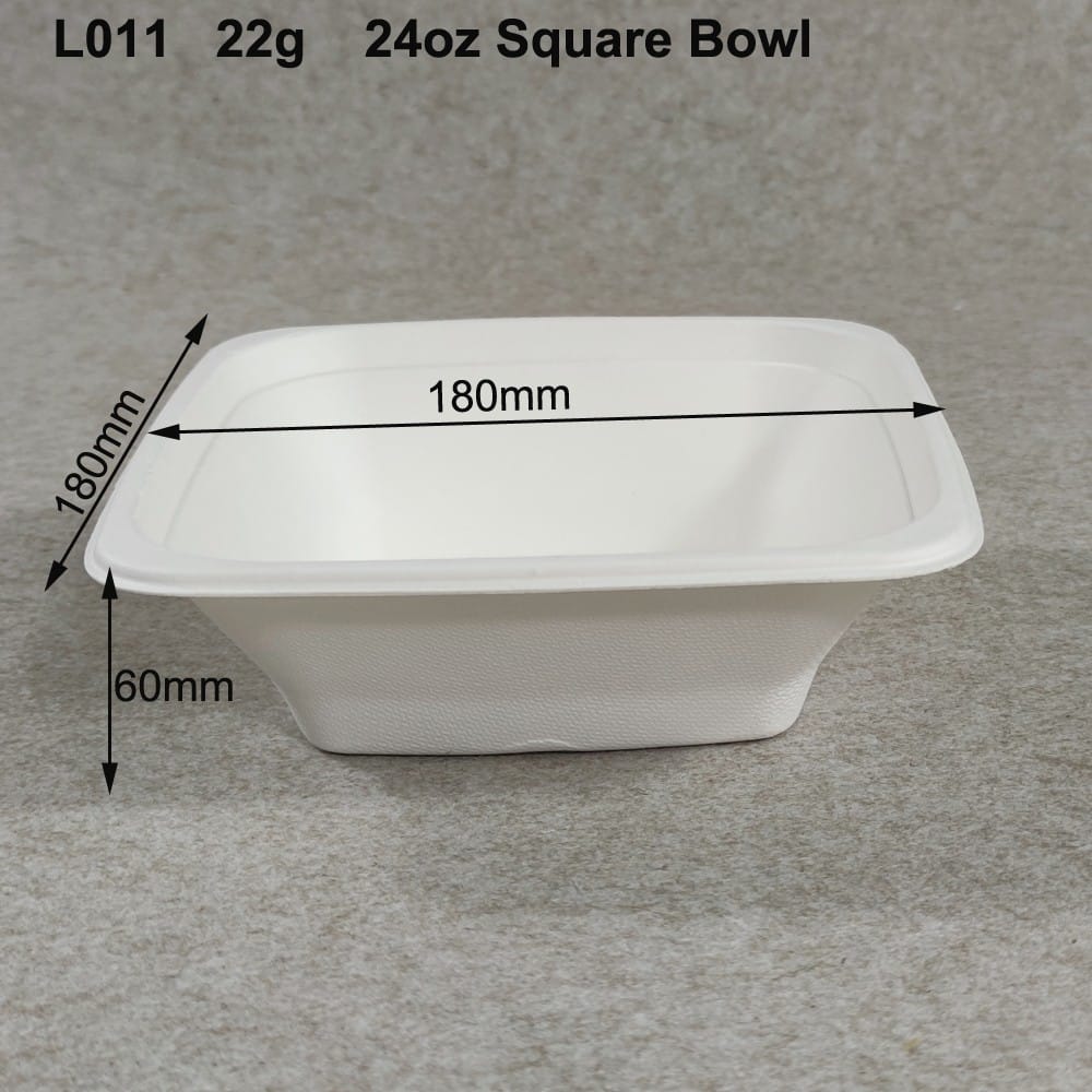 thumbnail image 2 of Eco-Bio Bagasse Bowls 12oz - 100 Pack | Disposable Sugarcane Fibre Bowls For Parties, Picnics, BBQs 2 of 3