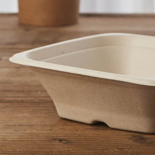 sugarcane square bowl nature