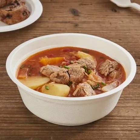 Bols en fibre compostable à base de bagasse de canne à sucre