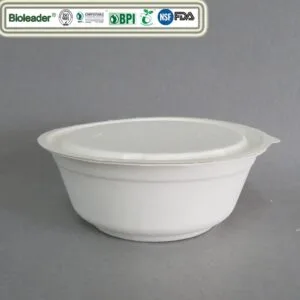 32oz kompostierbare Schalen mit Deckeln