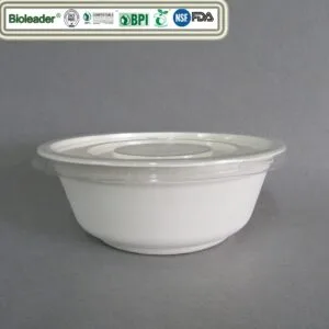 32oz kompostierbare Schalen mit Deckeln