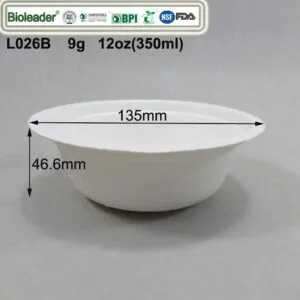 Taças de Sopa Descartáveis Compostáveis Ecológicas