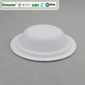 16 20 24 oz Bols en papier jetables fabriqués à partir de bagasse de canne à sucre