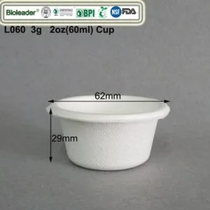 2 oz bicchierino da degustazione monouso con coperchio