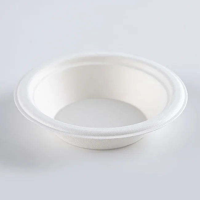 Taças de pasta de papel sustentável a partir de fibra de cana-de-açúcar