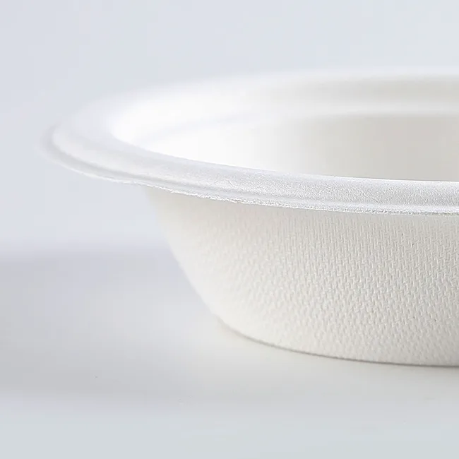 Taças de pasta de papel sustentável a partir de fibra de cana-de-açúcar