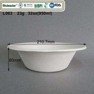 Eco Products 32 oz Zuckerrohr-Schalen
