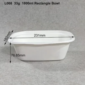 Bols jetables à emporter et récipients à salade
