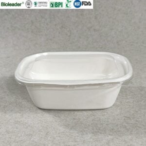 Taças descartáveis para take away e recipientes para saladas