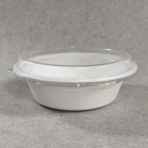 Taças de Salada Biodegradáveis com Tampas