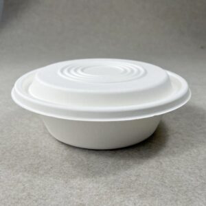 Taças de Salada Biodegradáveis com Tampas