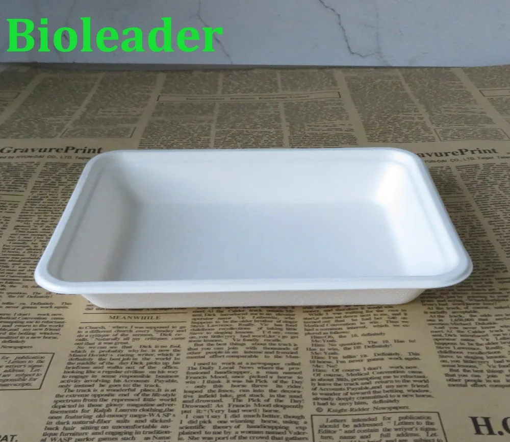 Barquette biodégradable en canne à sucre pour sushi