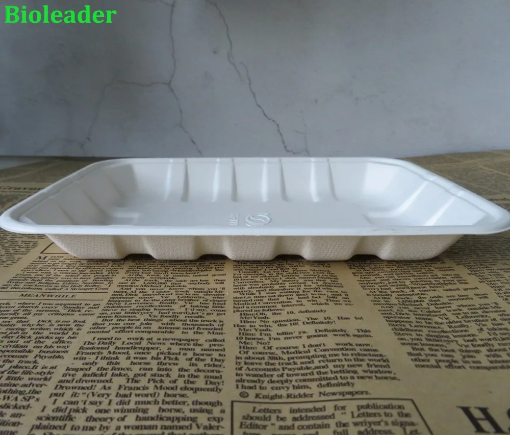 Bacs à légumes biodégradables jetables