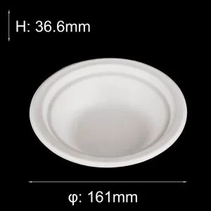 Taça de polpa de cana-de-açúcar para takeaway