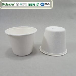 Biodegradable Sugarcane Bagasse Soup Bowls with Lids 4