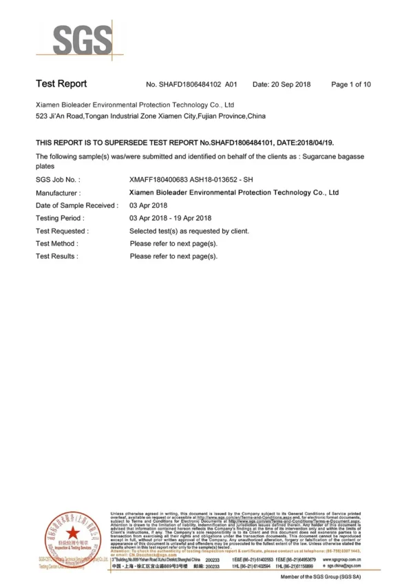 LFGB Certificate