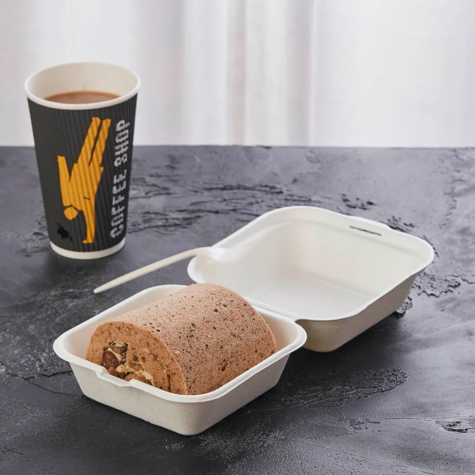 環境にやさしいコンポスタブル・バーガーボックス