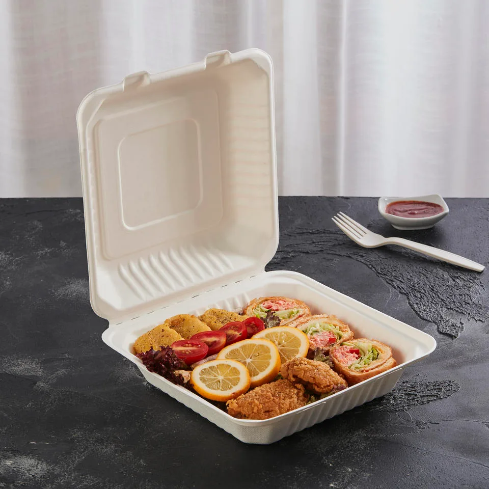 No Results For Sunrise Packaging 25 Pack Xtra Large Super Rigid Bagasse Clamshell Lunch Boxes For Fish And Chips 12.5 X 6 Inch
