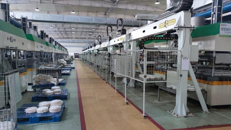Processus de production de la pulpe de bagasse de canne à sucre pour le moulage des articles de table