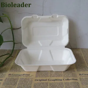 Envases ecológicos compostables para comida para llevar
