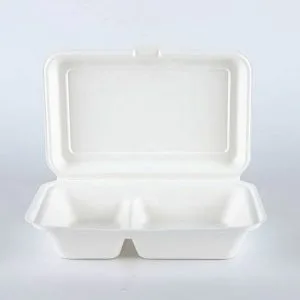 صندوق غداء من تفل قصب السكر القابل للتحلل الحيوي 1000مل