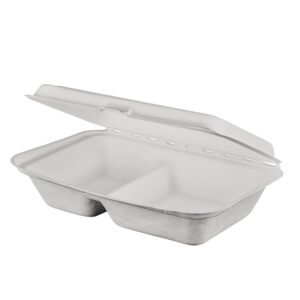Lancheira biodegradável em bagaço de cana-de-açúcar 1000ml