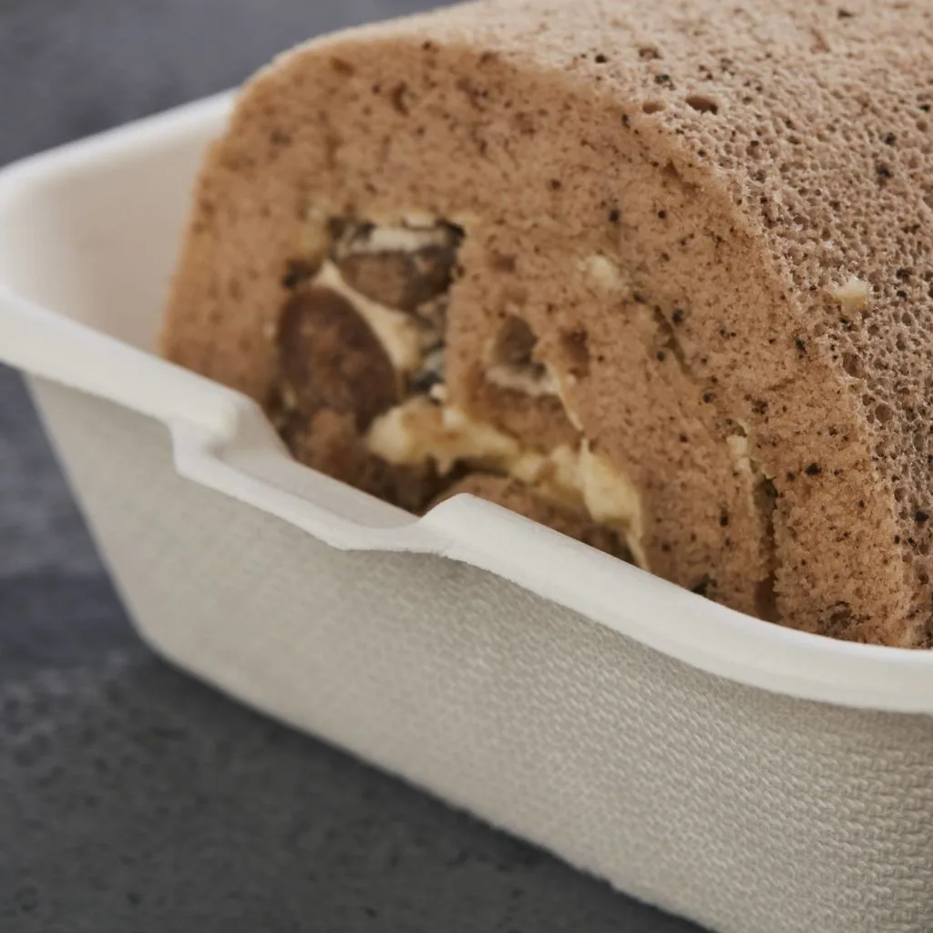 Boîte à burger compostable en bagasse de canne à sucre