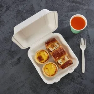 Umweltfreundliche, biologisch abbaubare Take-Out-Behälter
