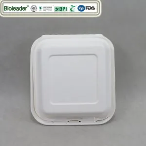 Envases biodegradables de bagazo de caña de azúcar para alimentos