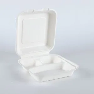 Envases biodegradables de bagazo de caña de azúcar para alimentos