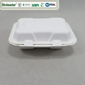 Envases ecológicos compostables para comida para llevar