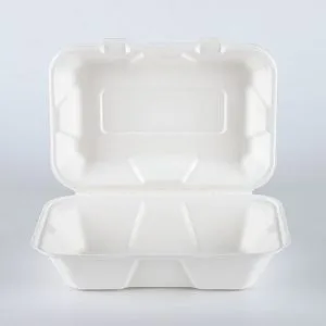 Envases ecológicos compostables para comida para llevar