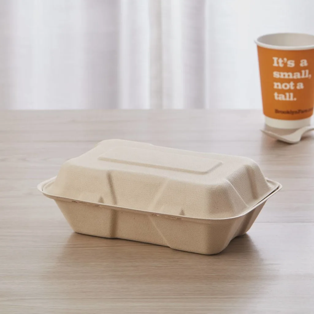 Envases ecológicos compostables para comida para llevar