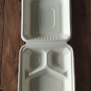 Eco Friendly Sugarcane Bagasse Takeaway Containers for Food