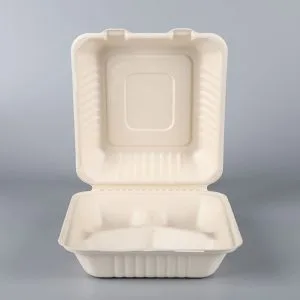 Milieuvriendelijke biologisch afbreekbare lunchpakketten