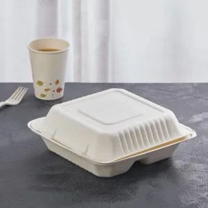 Milieuvriendelijke biologisch afbreekbare lunchpakketten