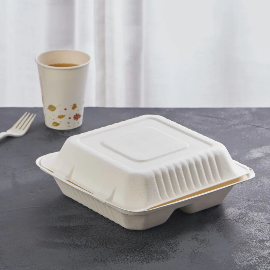 Экологически чистые биоразлагаемые контейнеры для обедов