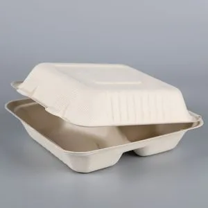 Milieuvriendelijke voedselverpakkingen Biologisch afbreekbare lunchverpakkingen
