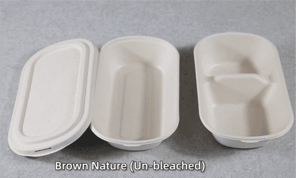 Sugarcane Compostable Lunch Box with Lid | Bioleader® Biodegradable ...