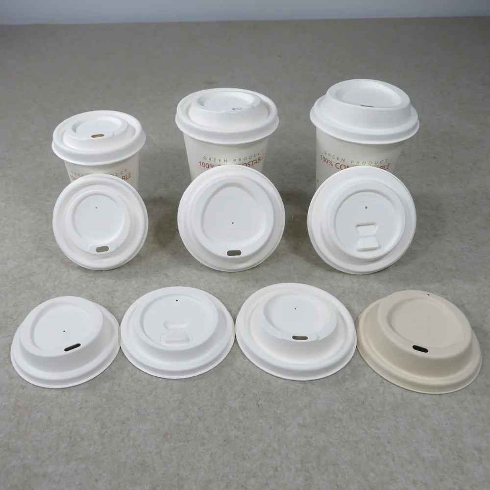 Tampas para copos compostáveis Tampas para copos de café de 90 mm