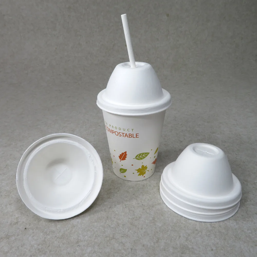 Tampas para copos compostáveis Tampas para copos de café de 90 mm