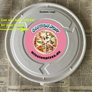 Scatole per pizza personalizzate compostabili da 12, 15 e 16 pollici, riciclabili, grandi