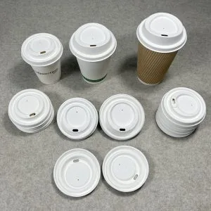 Tampas para copos compostáveis Tampas para copos de café de 90 mm