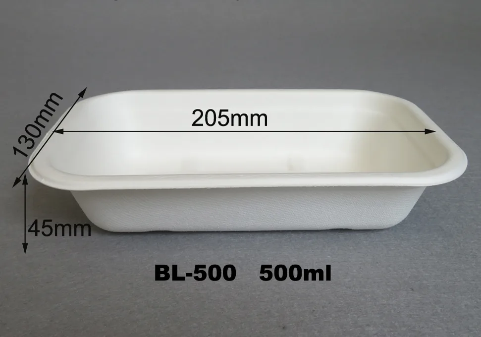 Tabuleiros de catering descartáveis e ecológicos com tampa